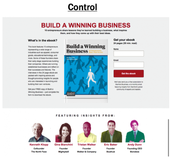 Landing Page Thought Sequence - Experiment 1692 - Control