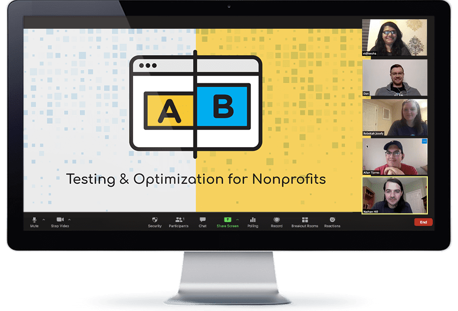 A/B Testing & Optimization for Nonprofits CFOP virtual workshop
