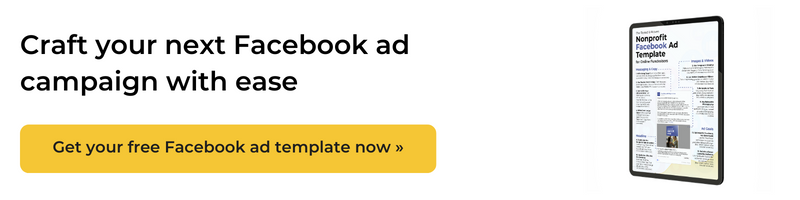 template for creating effective Facebook ads