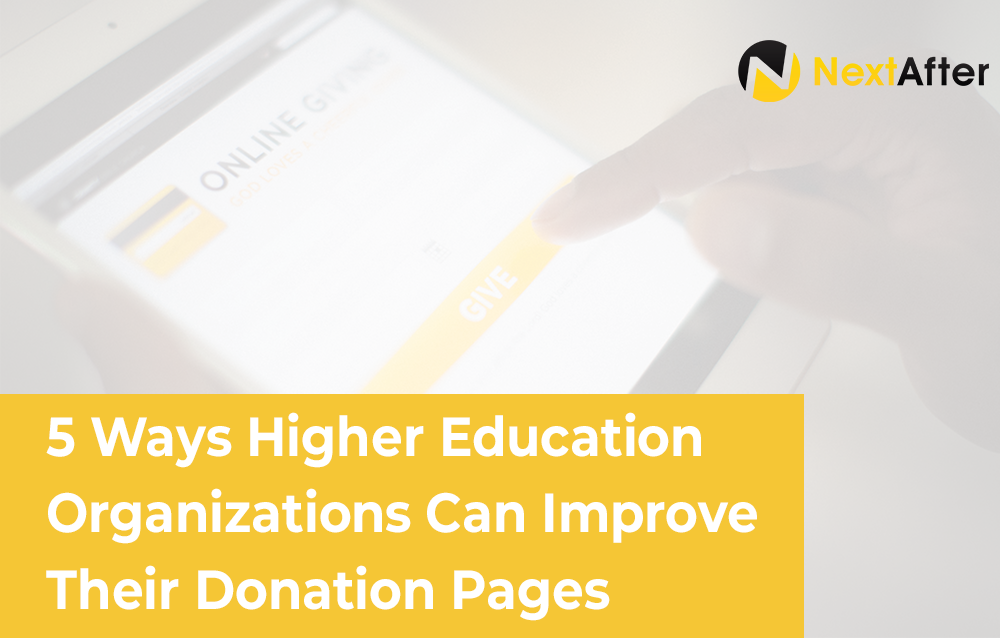Higher Education Fundraising: 8 Ways To Optimize Your Donation Page