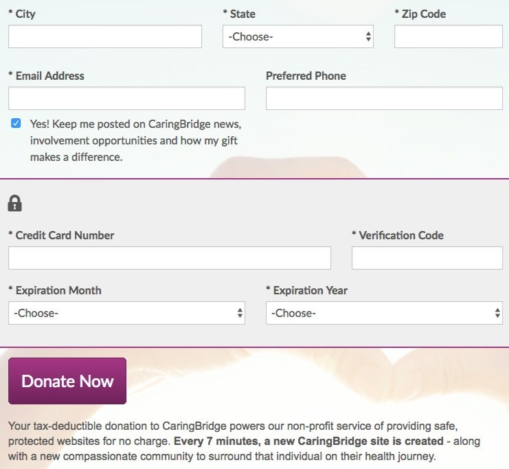 How security indicators on a donation form affect donor conversion