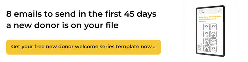 New Donor Welcome Series Template