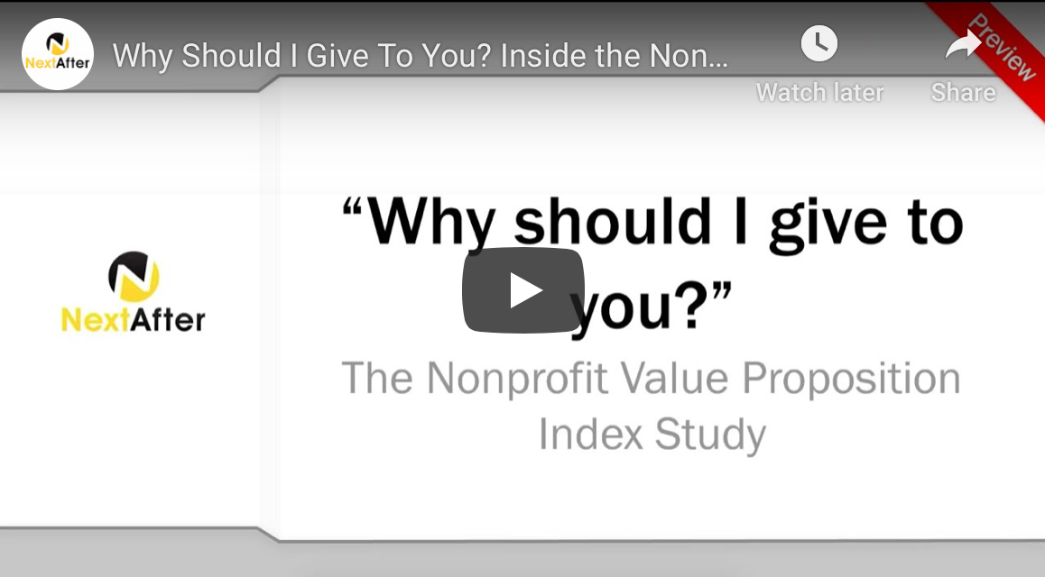Unpacking the Nonprofit Value Proposition Index
